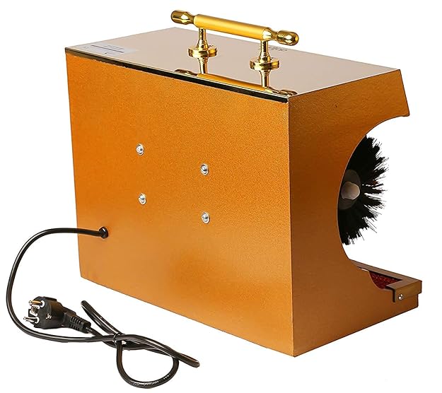 golden shoe shine machine