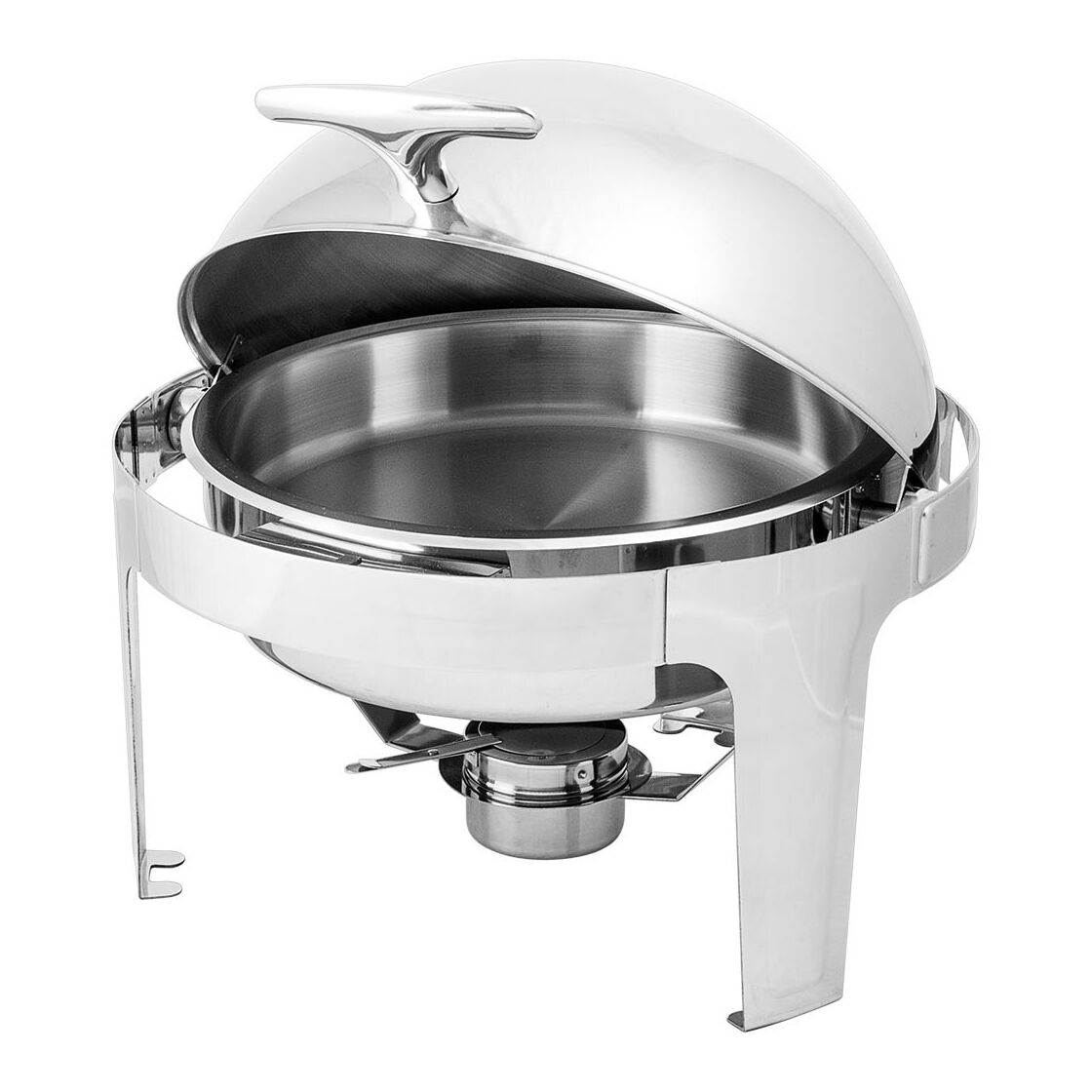 round roll top buffet chafing dish