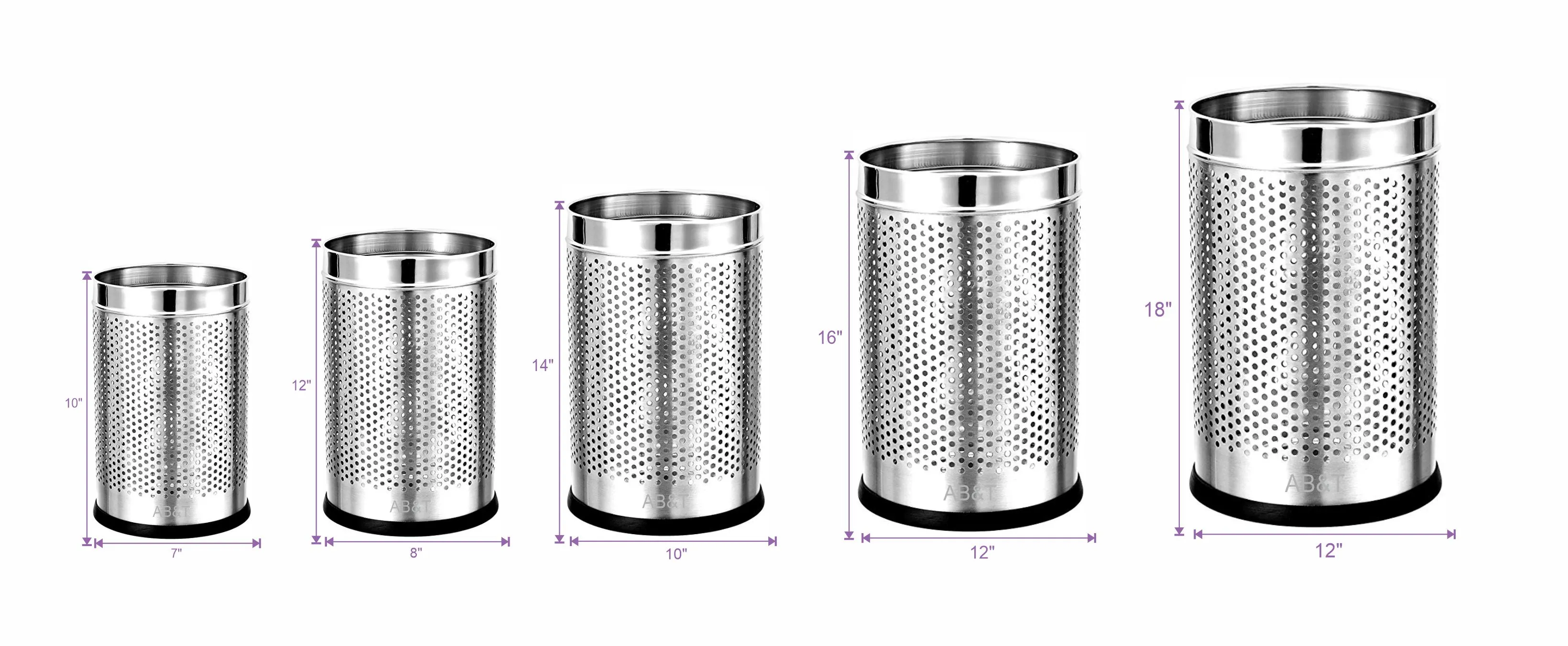 steel dustbins for hotels