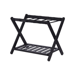 wooden luggage racks