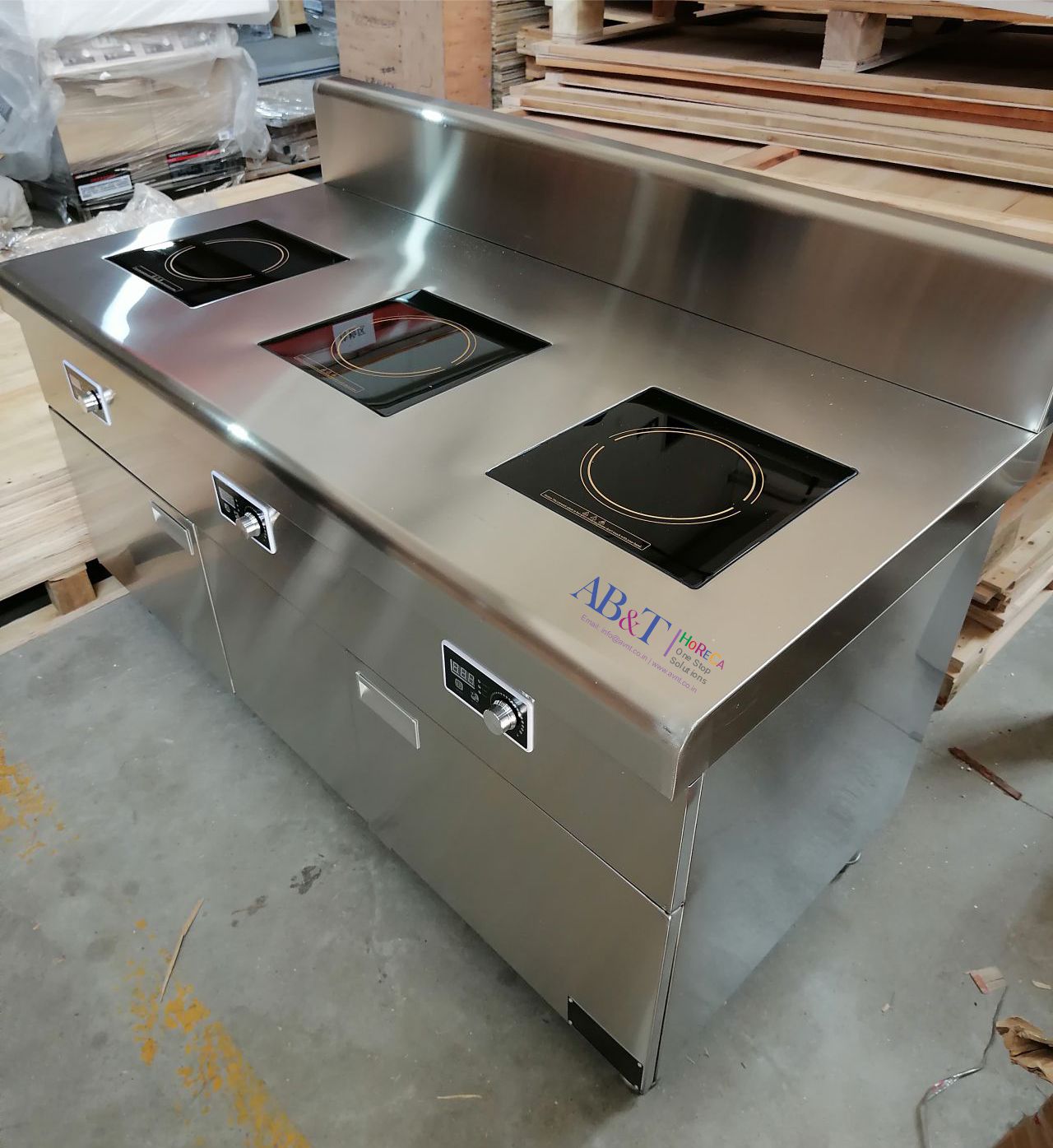 Commercial Induction Cooking Range