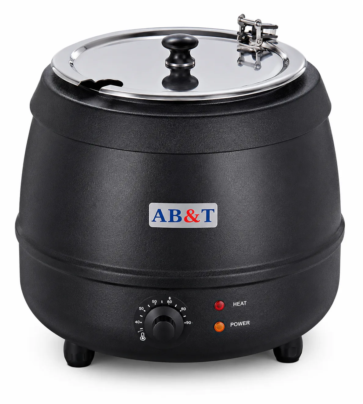 ab&t soup warmer electric heater pot for hotels, restaurants and buffet service