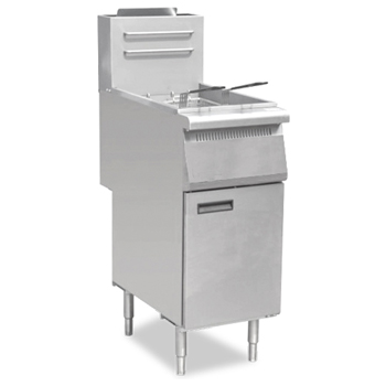 Butler commercial gas fryer with 2 baskets